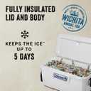 Coleman Marine Cooler with Fully Insulated UV Guard Lid & Body, Keeps Ice for 3+ Days, Great for Boating & Fishing, 52qt/100qt Wheeled/120qt Options
