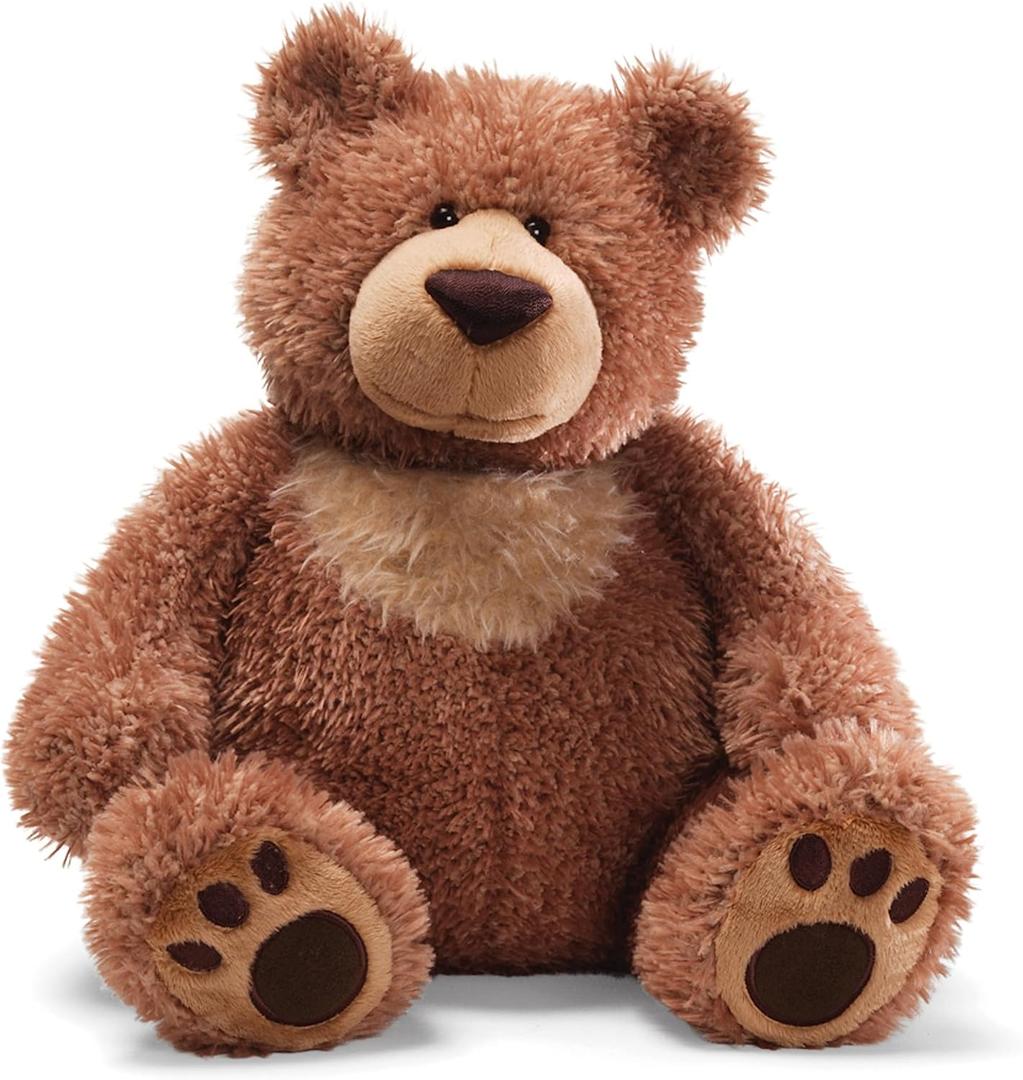 GUND Slumbers Teddy Bear, Premium Stuffed Animal for Ages 1 & Up, Brown, 17