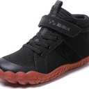 KUBUA Kids High Top Barefoot Shoes Boys Girls Minimalist Sneakers Lightweight Comfort Zero Drop Shoes Little Big Kid, 2 Big Kid