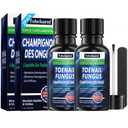 Tobcharm Toenail Fungus Treatment : Nail Fungus Treatment Extra Strength with Tea Tree Oil - Fast Acting Fungal Nail Solution with Undecylenic Acid for Toenails and Fingernails (2pack, 1fl oz each)