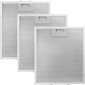 [3-Pack]Updated W10169961A Range Hood Filter Replacement,10.5 x 12 Inch 5-Layer Aluminum Mesh Grease Filters Compatible with Whirlpool, KitchenAid,Jenn-Air Vent Hoods - Efficient Grease Blocking