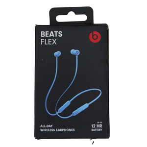 Beats Flex Wireless Earbuds - Apple W1 Headphone Chip, Magnetic Earphones, Class 1 Bluetooth, 12 Hours of Listening Time, Built-in Microphone - Flame Blue