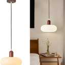 Ceiling Lights Battery Operated Pendant Lights,Gold Battery Hanging lamp with Wireless Remote Dimmable,10 Colors Modes Chandelier with Rechargeable Bulb for Kitchen,Dining Room,Living Room,Bedroom (White)