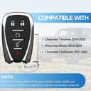 Smart Key Fob Replacement Fits for Chevy Traverse 2018 2019 2020 2021 2022 2023 2024 2025 Blazer 2019-2025 Trailblazer 2021-2025 Proximity Keyless Entry Remote Control 433 Mhz HYQ4EA HYQ4ES