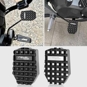 WOOGA Motorbike Foot Brake Lever Pedal Enlarge Extension Rear Brake Peg Pad Extender Compatible for Ho&n&da Rebel CMX1100 / DCT Rebel1100 Accessories 2021-2025 (Silver)