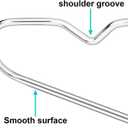 TIMMY Clothes Hangers 50 Pack Heavy Duty Stainless Steel Metal Hangers-16.5 Inch Ultra Thin Space Saving (Sliver)