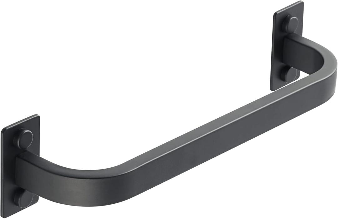 Bathroom Towel Bar, 10 inch Towel Racks for Bathroom Wall Mounted, SUS304 Stainless Steel Heavy Duty Towel Holder Bathroom Accessories Modern Home Decor, Matte Black Finished