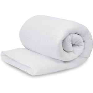 2.5 Tog Duvet Lightweight Polyester Hollowfibre - Single (White)