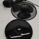 HOLMES 12" Table Fan, 75 Oscillation, 3 Speeds, 15 Adjustable Head Tilt, Ideal for Home, Bedroom or Office, Black