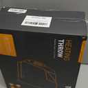 Tefici Electric Heated Blanket Throw, Super Cozy Soft 2-Layer Flannel 50" x 60" Heated Throw with 3 Heating Levels & 4 Hours Auto Off, Machine Washable, ETL&FCC Certified, Home Office Use,Brown