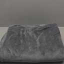 Hansleep Fleece Blanket Twin Size Grey, Soft Cozy Twin Blanket, Fuzzy Flannel Blanket for Bed, Sofa, Couch, Travel, Camping, 60 x 80 Inches