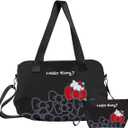 AmBealla Travel Tote Bags with Zipper Cosmetic Bag - Weekender Bag Lightweight for Women, Carry on Duffel Bag with Trolley Sleeve, Suitable for Gym, Work Beauty Storage