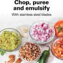 Hamilton Beach Electric Vegetable Chopper & Mini Food Processor, 3-Cup, 350 Watts, for Dicing, Mincing, and Puree, Black (72850)