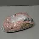 Floerns Women's Plus Size Wrap Front Sweetheart Neck Ruffle Cap Sleeve A Line Dress, Light Pink, 2XL