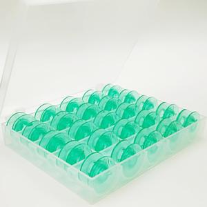Box of 25 Clear Green Bobbins for Viking Husqvarna White Home #4125615-45#4123078-G,Husqvarna Viking Rose Designer Platinum Lily Series, Pfaff Sewing Machine