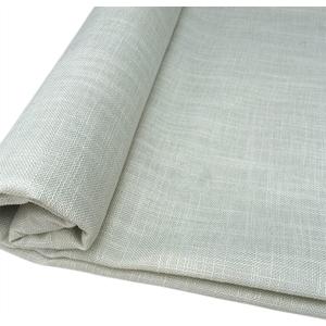 TinaKim Uplolstery Fabric, Faux Linen Material, for Seat Chairs Couch Cover DIY Sewing (2 Milk White, 3 Yard (57x 108 inch))