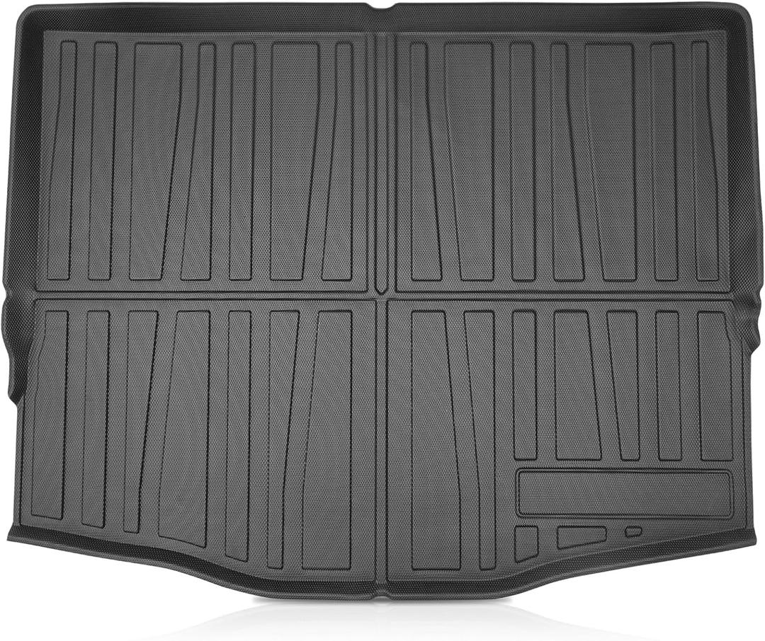KUST Trunk Cargo Mat for 2020-2026 Ford Escape Accessories, All Weather Cargo Liner Rear Trunk Liner TPE Rubber Raised Edge
