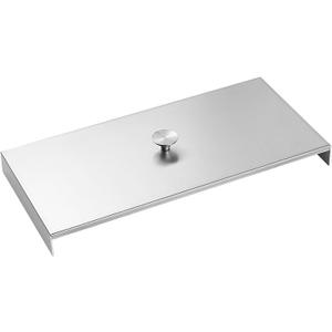 Griddle Cover Replacement for GE Samsung Stove Parts WB31X24998 WB31X24738 DG61-00859A Griddle, Stainless Steel Cheese Melting Steaming Cover Lid for GE Samsung Range Parts Rectangular Burner Pan Cover