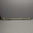 Umbra Cappa Curtain Rod, Includes 2 Matching Finials, Brackets & Hardware, 66 to 120-Inches, Gold