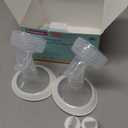 Maymom Compatible 24mm Flange & Duckbill Valve for Spectra S1 Spectra S2 Breastpump Not Original Spectra S2 Accessories Not Original Spectra Pump Parts Replace Spectra Duckbill, Replace Spectra Flange