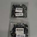 120 Pack Mini Binder Clips, Black Binder Clips, Small Paper Clips 15mm 5/8 Inch. Micro Size Office Clips for Home School Office and Business., Set of 2