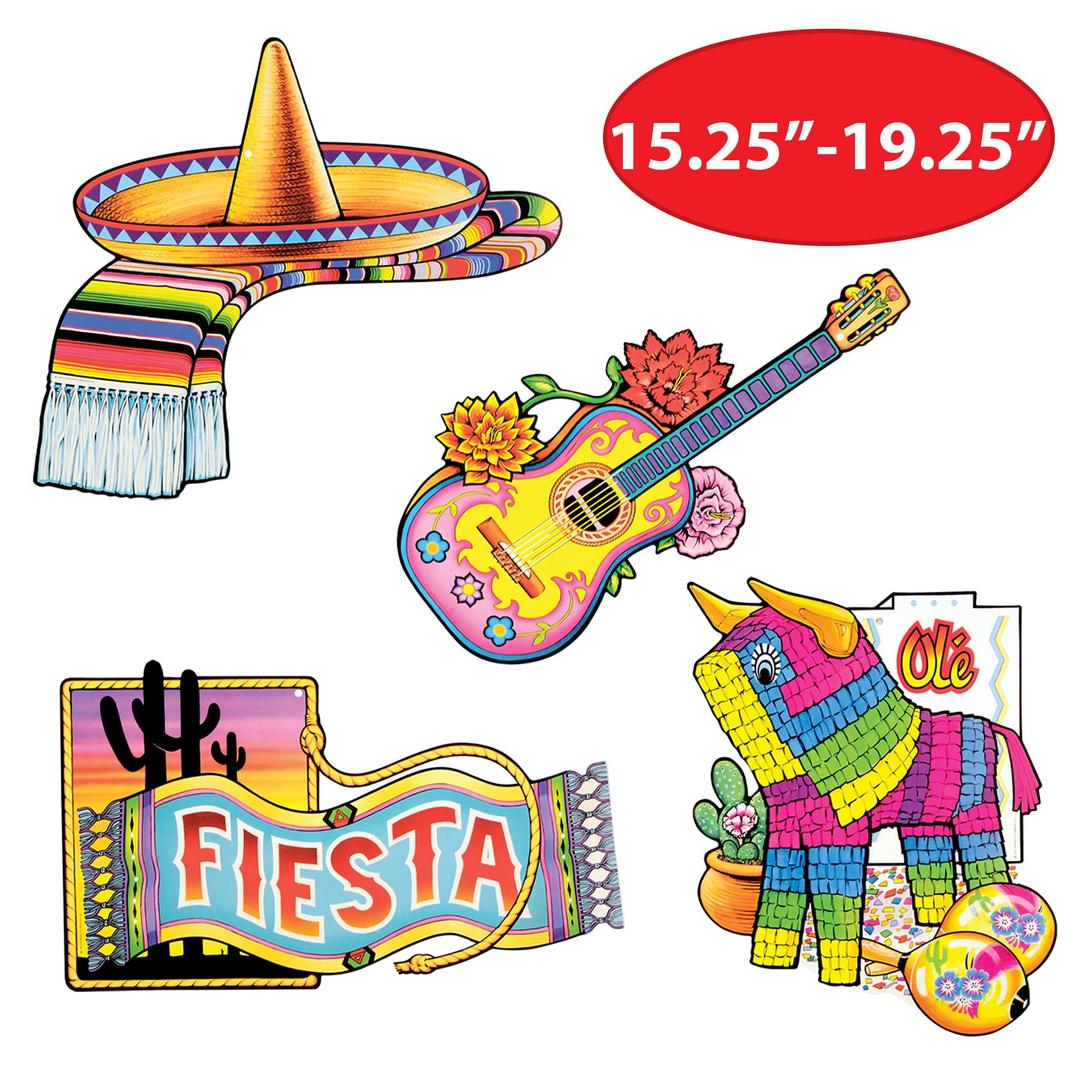 Yuntau 6 Pcs Cinco De Mayo Party Decorations Mexican Fiesta Wooden Table Centerpiece Sign Party Decorations Sombrero Llama Maracas Table Decorations for Fiesta Taco Bar Mexican Theme 5 De Mayo Decor