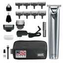 Wahl USA Stainless Steel Lithium Ion 2.0+ Beard Trimmer for Men - Electric Shaver & Nose Ear Trimmer - Rechargeable All in One Men's Grooming Kit - Model 9864SS