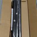 YaFex Heavy Duty Curtain Rod 32-150 Inch, 1 Inch Adjustable Black Curtain Rods for Windows, Extra Long Window Treatment Rods with Aluminium Finials, Easy Installation