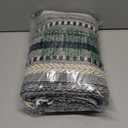 DII Braided Striped Decorative Throw Blanket, 50x60, Navy