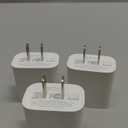 3 Pack Apple USB C Wall Charger,20W iPhone 17/16 Dual Port QC + PD 3.0 Power Adapter Double Fast Plug Charging Block for Apple iPhone 17/17 Pro/16/16 Pro/Pro Max/Plus/15/14/13/12/11/XS/XR/iPad,AirPods