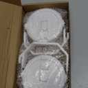 2 Pack 40 oz Tumbler Flip Straw Lid Replacement Fit for 40 oz Stanley Quencher, Leak Proof,Handle On Top,Reusable Tumbler Cover Compatible with 40oz Stanley Quencher (Cream White)