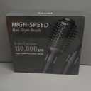 Hair Dryer Brush 6 in 1 Hair Styler, 110,000 RPM High-Speed Negative Ionic Hair Dryer, Auto Curl Frizz-Free Blow Dryer Brush for Curling Volumizing Straightening Styling