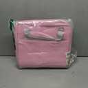 SKYDUE Zipper Binder 2 Inch O-Ring School Binder, Oxford Fabric School Organizer Holds 400+ Sheets, Fits 13.3" Laptop, Water-Resistant, Handle & Shoulder Strap, 14"x13", Pink