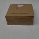 JEHONN Broom with Dustpan Combo Set Lightweight 54'' Long Handle Swivel Broom Indoor Patented Openable Dust Pan Tail for Kitchen Home Office (Brown Yellow)