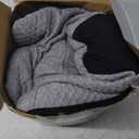 Cervical Neck Pillow for Pain Relief Sleeping, Contour Memory Foam Pillow, Ergonomic Side Sleeper Pillow for Adults, Cooling Orthopedic Neck Support Pillow for Back Stomach Sleepers (Queen Size-24.8''Lx14.96''Wx5.78''H, Black&grey)