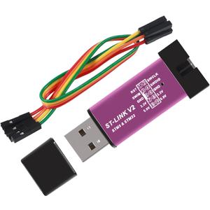 AITRIP 1PCS ST-Link V2 Emulator Downloader Programmer STM32F103C8T6 STM8 STM32 with Cable (Random Color)