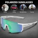 STORYCOAST Polarized Sports Sunglasses for Men Women,Driving Fishing Cycling Mountain Bike Sunglasses UV400 Protection