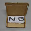 Replacement 3D Raised Front Head ABS Letter Decal Rear Letters Emblem Tailgate Letter Rear Emblem Sports Line Badge Compatible with RxxxE and RxxxR (Matte Black)