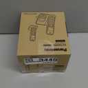 Panasonic Cordless Phone with Answering Machine, Advanced Call Block, Bilingual Caller ID and High-Contrast Display, Expandable System with 2 Handset Cordless Telephones - KX-TGD832M (Metallic Black)