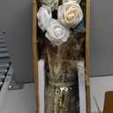 100pcs Artificial Flowers Arrangement With Vase Included, Dining Table Centerpiece Decorations, Fake Flowers in Vase, Dried Pampas Grass Floral Centerpieces, Coffee Table Decor, Centro de Mesa