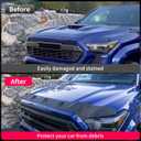 TPE Hood Protector Compatible with 2024 2025 2026 Toyota Tacoma 2025 2026 Toyota 4Runner Hood Shield Hood Deflector Hood Guard for Tacoma Accessories (1PC)