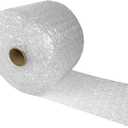 Bubble Cushioning Protective Packaging Large 1/2" (12" Wide x 65' Length), Bubble Wrap Roll For Packing, Storing, Moving & Shipping, Perforated Every 12 inches