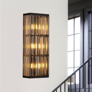 Rustic Black Wall Sconce with Glass Vintage Antique Wall Light Fixture Retro Farmhouse Mid Centry Wall Sconce for Bedroom, Living Room, Mirror, Fireplace