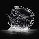 KissYou Acrylic Box Clear Boxes with Lid 12 Packs Small Candy Box Display Square Cube Wedding Valentine's Day Decorations Jewlry Gift Box