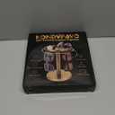 360 Rotating Sunglass Organizer Storage, Stainless Steel Glasses Holder Stand, Glasses Organizer with Tray for Desk, Dresser, Tabletop, Nightstand and Home Decor (Gold)