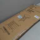 LEDLAY24 Inch Folding Stool with Handle - 500LBS Capacity Portable Foldable Stool with Non-Slip Feet, Heavy-Duty Steel & Plastic Collapsible Stool for Indoor Outdoor Use, Black