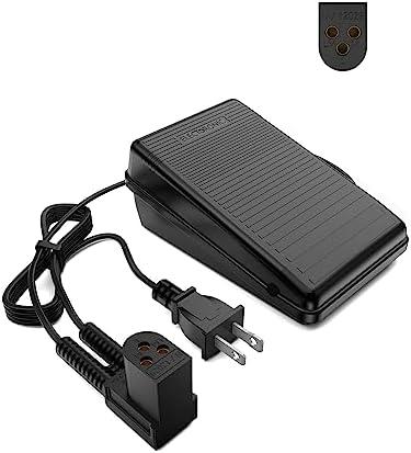 Replacement Singer Foot Pedal and Power Cord 979314-031 Compatible with Singer Sewing Machine 2517C, 2950C, 3270C, 362095, 362095-001, 4325C, 4525C, 4620C, 4830C, 5050C