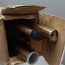 Modern Double Curtain Rods, Warm Gold Curtain Rod 72-144 Inch Length Drapery Rods with Simple Decorative End Caps 1 Inch Front and 5/8 Inch Diameter Back Dual Curtain Rod Telescoping Window Rods