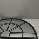 WAMIRRO Arched Window Pane Mirror Decor,Farmhouse Mantel Mirrors for Fireplace/Living Room,24"X40"