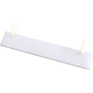 1 Pcs Boat Registration Number Blank Board,4.72" Registration Sticker Plate for Inflatable Dinghy,Registration Number Plate for Dinghy Boat,Plastic Boat Registration Holder(Not Include Velcro Straps)